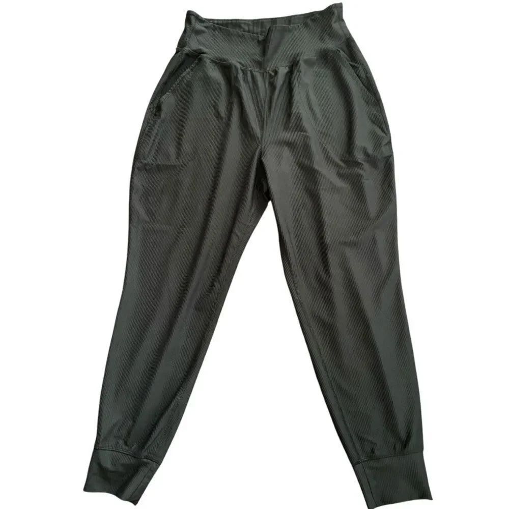Old Navy Powersoft Black High-Rise Joggers. Size Large